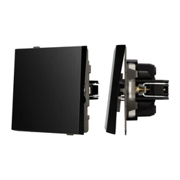 Фото #1 товара Механизм выключателя одноклавишный перекрёстный SWT-TENDO-MKX1-PL-BK (230V, 10A) (Arlight, -)