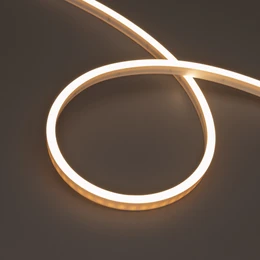 Фото #1 товара Светодиодная лента герметичная WAVE-SIDE-PU-A120-06x12mm 24V Warm3500 (8 W/m, IP68, 3m, wire x1) (Arlight, Вывод прямой, 3 года)