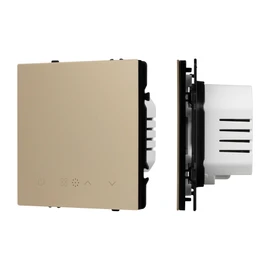 Фото #1 товара Терморегулятор SWT-NOBE-MTE-SFPL-GD (электрический тёплый пол) (Arlight, Золотой песок)