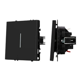 Фото #1 товара Механизм звонкового выключателя LED SWT-NOBE-MKR1-SFPL-L-BK (230V, 10A) (Arlight, Черный оникс)