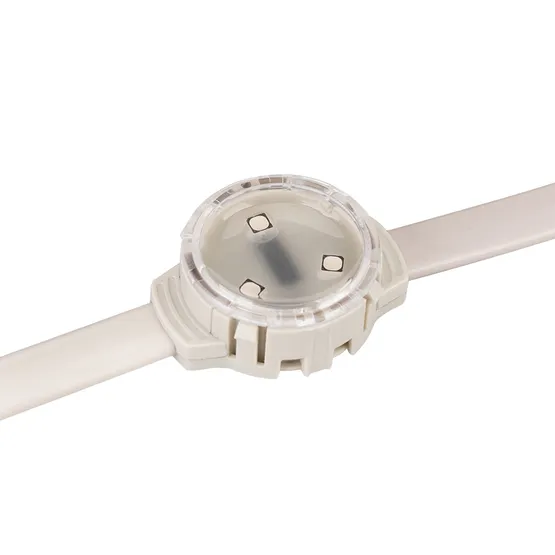 Фото #2 товара Модуль управляемый SOLEX-DMX-3535-3-12V RGB 120deg (D30x16mm, 0.75W, IP67) (Arlight, Пластик, 3 года)