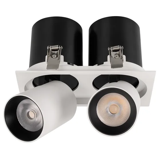 Фото #1 товара Светильник LGD-PULL-S100x200-2x10W Warm3000 (WH, 20 deg) (Arlight, IP20 Металл, 3 года)