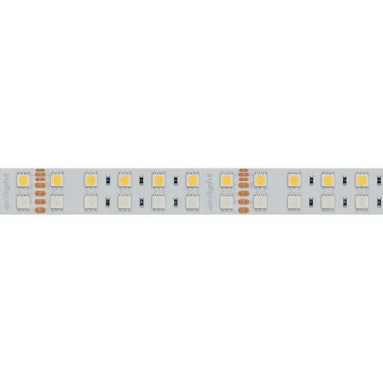 Фото #5 товара Светодиодная лента RT 2-5000 24V RGB-White 2x2 (5060, 720 LED, LUX) (Arlight, 32 Вт/м, IP20)