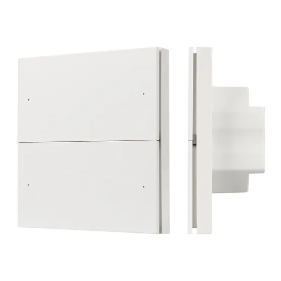Фото товара INTELLIGENT ARLIGHT Кнопочная панель SMART-ZB-801-22-1G-4SC-MULTI-IN White (230V) (IARL, IP20 Пластик, 5 лет)