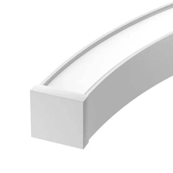 Фото #2 товара Заглушка LINE-3535-BENT-SIDE глухая (Arlight, Пластик)