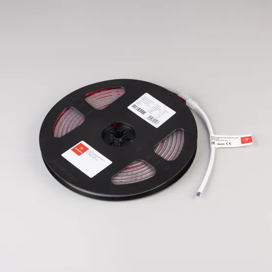 Фото #3 товара Светодиодная лента герметичная RTW-PS-A140-12mm 24V White6000 (4-18 W/m, IP67, 5m) (Arlight, CRI>90)