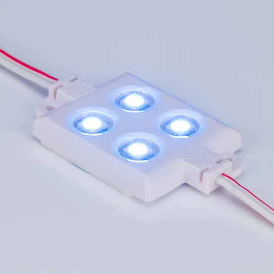 Фото #2 товара Модуль герметичный ARL-LM5050-4L-12V Blue (Arlight, Пластик)