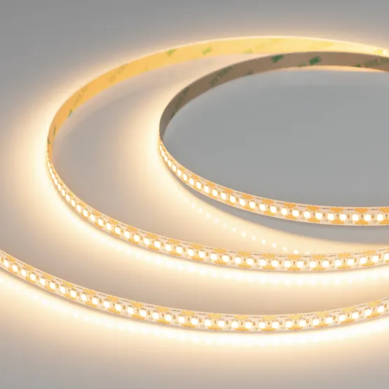 Фото #1 товара Светодиодная лента UL-A180-10mm 48V Warm3000-CX2 (19 W/m, IP20, 10m) (Arlight, 7 лет)