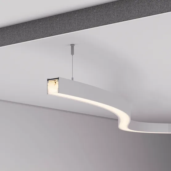 Фото #8 товара Профиль LINE-3535-BENT-SIDE-2000 ANOD (Arlight, Алюминий)