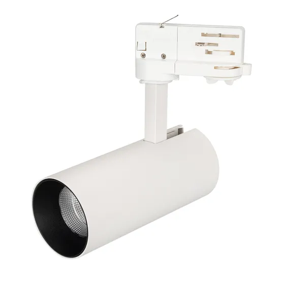 Фото #1 товара Светильник SP-POLO-TRACK-LEG-R65-8W Day4000 (WH-BK, 40 deg) (Arlight, IP20 Металл, 3 года)