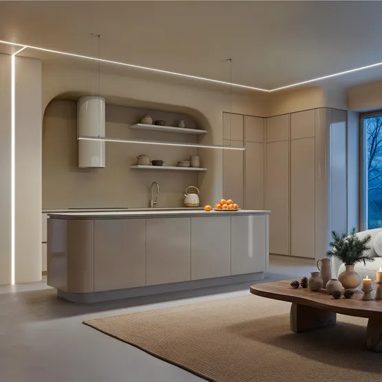 Фото #4 товара Профиль LINIA25-F-2000 ANOD  (Arlight, Алюминий)