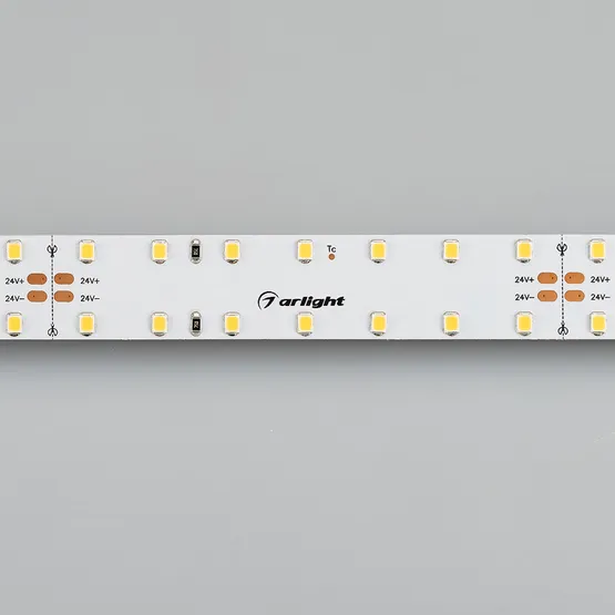 Фото #3 товара Светодиодная лента RT 2-4700 24V Warm3000 20mm (2835, 140 LED/m, LUX) (Arlight, 21.6 Вт/м, IP20)