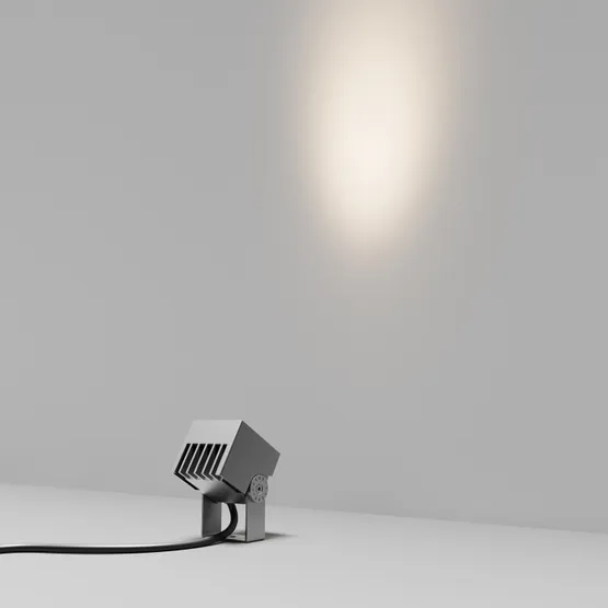 Фото #2 товара Светильник ALT-BLOCK-S65x65-5W Warm3000 (GR, 15 deg, 230V) (Arlight, IP66 Металл, 3 года)