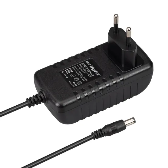 Фото товара Блок питания ARDV-36-24-BW (24V, 1.5A, 36W) (Arlight, Адаптер, 2 года)