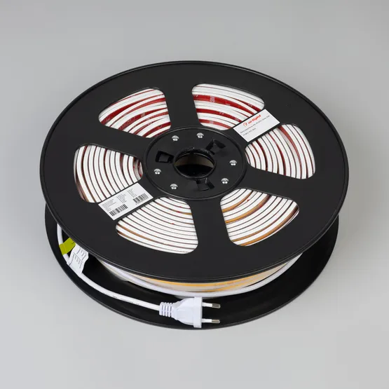 Фото #3 товара Светодиодная лента герметичная ARL-PS-X296-10mm 230V White6000 (12 W/m, IP67, 50m) (Arlight, -)