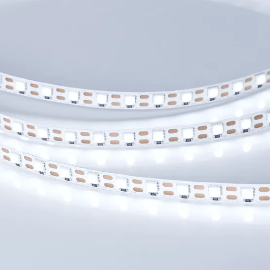Фото #2 товара Светодиодная лента RT 2-5000 12V Cx1 Cool 8K 2x (5060, 360 LED, LUX) (Arlight, 15.6 Вт/м, IP20)