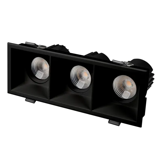Фото #1 товара Светильник MS-FLOW-BUILT-S230x85-3x6W Day4000 (BK, 15 deg, 230V) (Arlight, IP20 Металл, 5 лет)