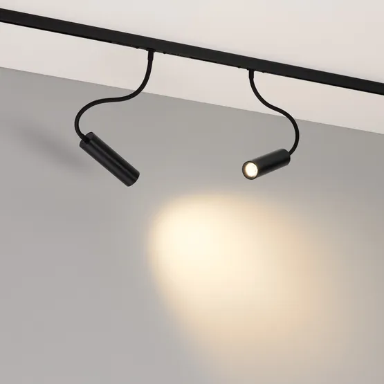 Фото #2 товара Светильник MAG-MICROCOSM-SPOT-FLEX-R26-5W Warm3000 (BK, 24 deg, 24V) (Arlight, IP20 Металл, 5 лет)