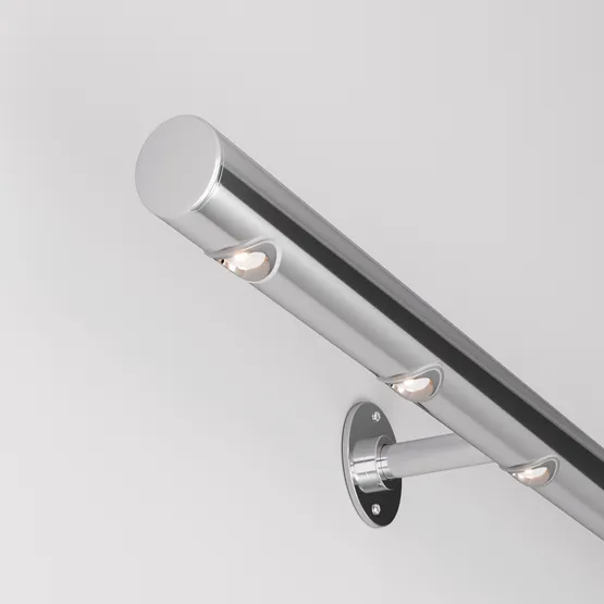 Фото #5 товара Светильник ALT-LODESTAR-HANDRAIL-R27-1.5W Warm3000 (SL, 30x60 deg, 12-24V) (Arlight, IP67 Металл, 3 года)