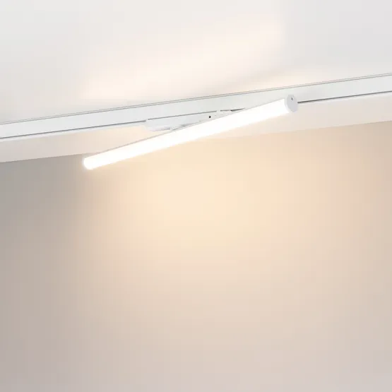 Фото #2 товара Светильник LGD-TUBE-TURN-4TR-L600-20W Warm3000 (WH, 180 deg, 230V) (Arlight, IP20 Металл, 3 года)