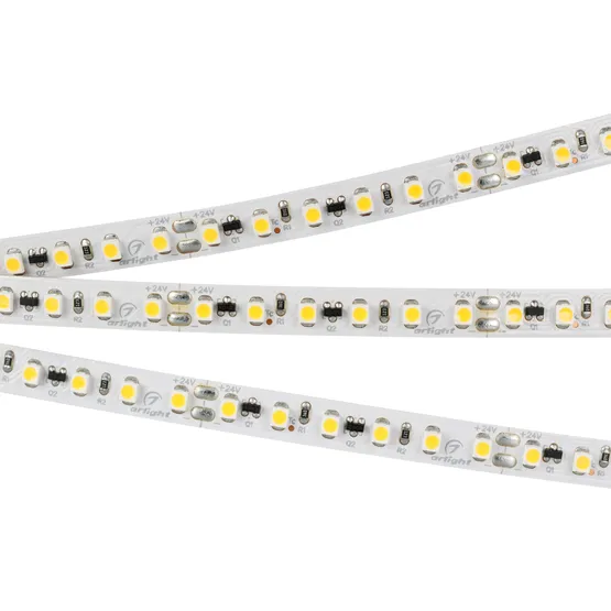 Фото #1 товара Светодиодная лента RT-10000 24V Warm2700 2x (3528, 120 LED/m, 10m) (Arlight, 9.6 Вт/м, IP20)