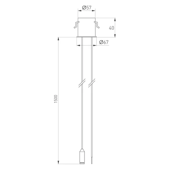 Фото #2 товара Потолочная чаша MAG-ORIENT-CANOPY-BUILT-POWER-L1500 (WH) (Arlight, Металл)