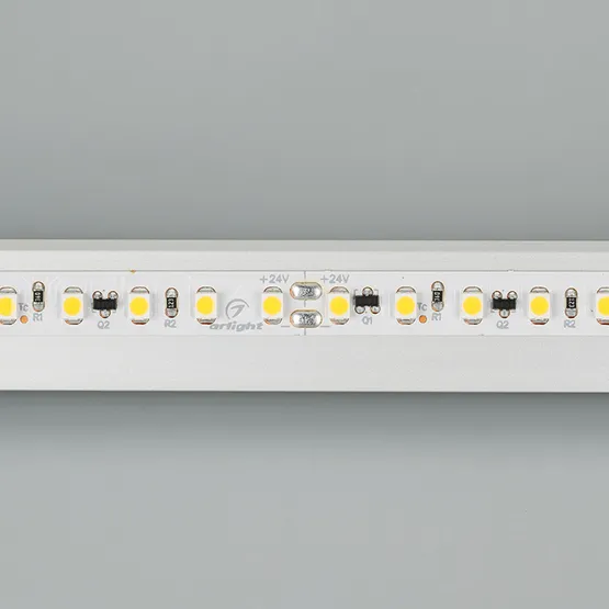 Фото #3 товара Светодиодная лента RT-10000 24V Warm2700 2x (3528, 120 LED/m, 10m) (Arlight, 9.6 Вт/м, IP20)