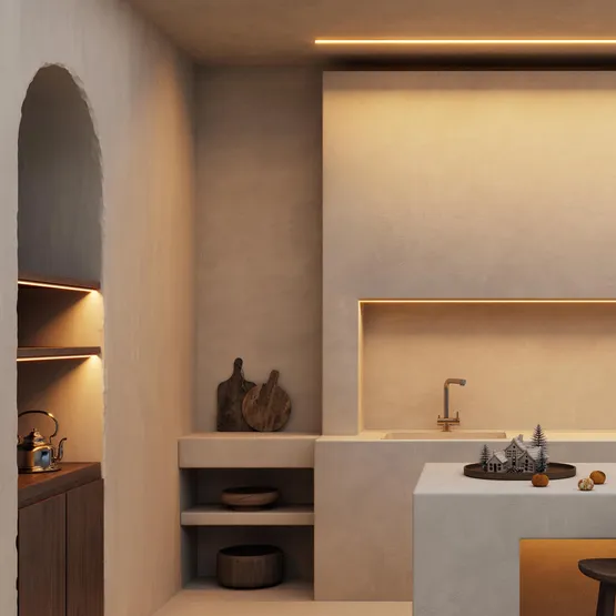 Фото #6 товара Профиль LINE-D-1515-2000 SQUARE ANOD (Arlight, Алюминий)