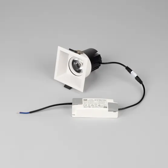 Фото #2 товара Светильник MS-FLOW-BUILT-S85x85-6W Warm3000 (WH, 15 deg, 230V) (Arlight, IP20 Металл, 5 лет)