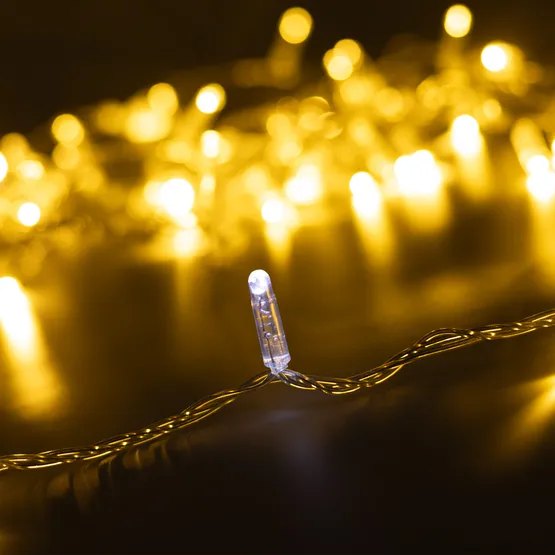 Фото #1 товара Светодиодная гирлянда Нить ARD-CLASSIC-10000-CLEAR-100LED-FLASH Warm (230V, 7W) (Ardecoled, IP65)