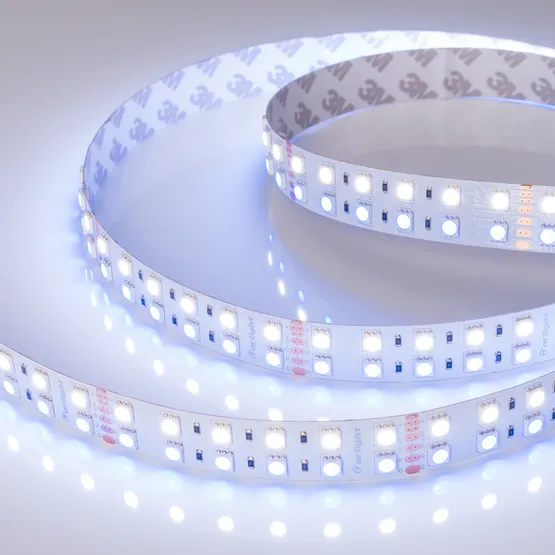 Фото #6 товара Светодиодная лента RT 2-5000 24V RGB-White 2x2 (5060, 720 LED, LUX) (Arlight, 32 Вт/м, IP20)
