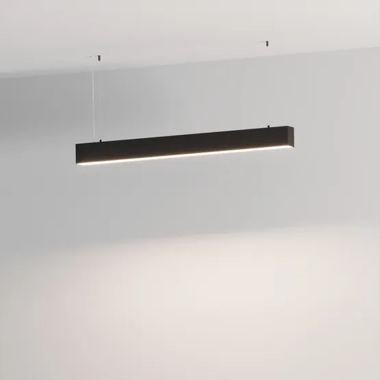 Фото #2 товара Светильник SP-LINE-HANG-6085-L995-35W Warm3000 (RAL9005, 120 deg, 230V) IP33 (Arlight, Металл)