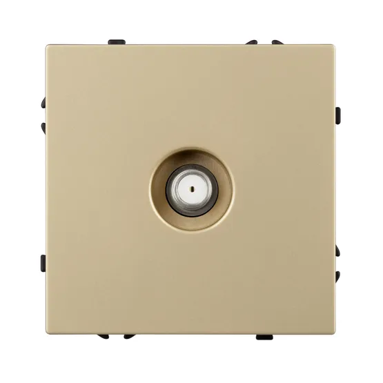 Фото #4 товара Механизм спутниковой розетки SCT-NOBE-MST1-SFPL-GD (SAT) (Arlight, Золотой песок)