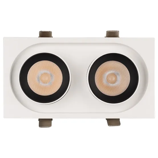 Фото #2 товара Светильник LGD-PULL-S100x200-2x10W Warm3000 (WH, 20 deg) (Arlight, IP20 Металл, 3 года)
