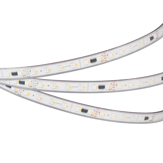 Фото #2 товара Светодиодная лента герметичная SPI-P-BA120-14mm 24V RGBW-White-PX6-BPT (16 W/m, IP66, 5060/2835, 5m) (Arlight, бегущий огонь)