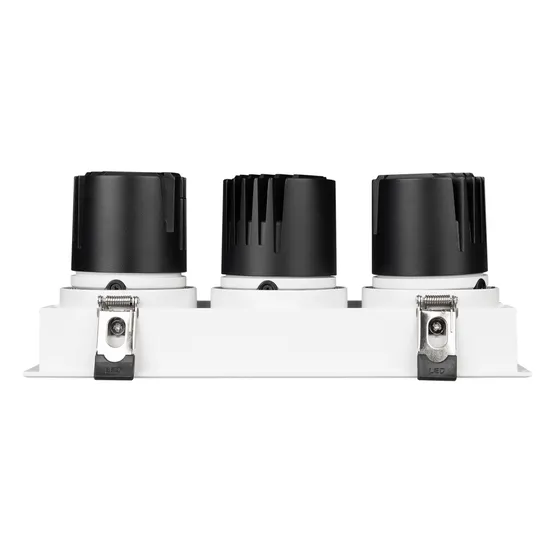Фото #4 товара Светильник MS-FLOW-BUILT-S230x85-3x6W Warm3000 (WH, 55 deg, 230V) (Arlight, IP20 Металл, 5 лет)