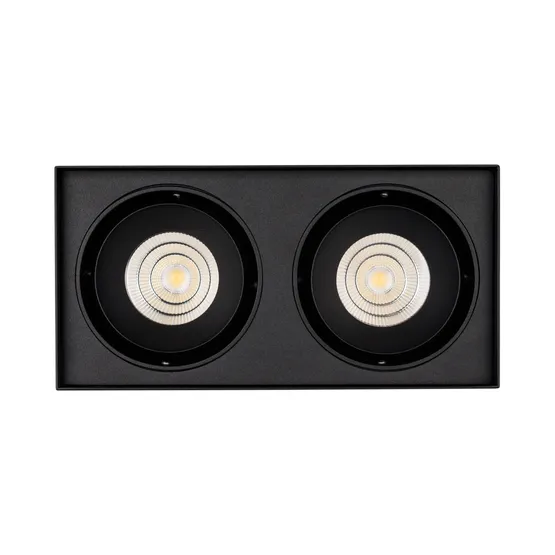 Фото #4 товара Светильник SP-CUBUS-S100x200-2x11W Warm3000 (BK, 40 deg, 230V) (Arlight, IP20 Металл, 3 года)