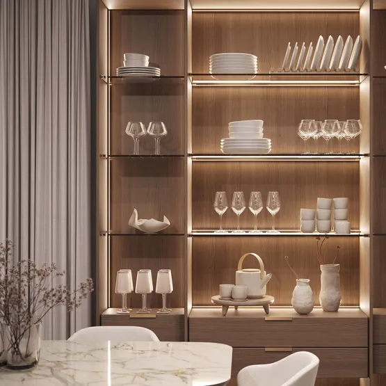 Фото #5 товара Профиль с экраном SL-KANT-H10-ROTATE-2000 IRON GREY (Arlight, Алюминий+пластик)