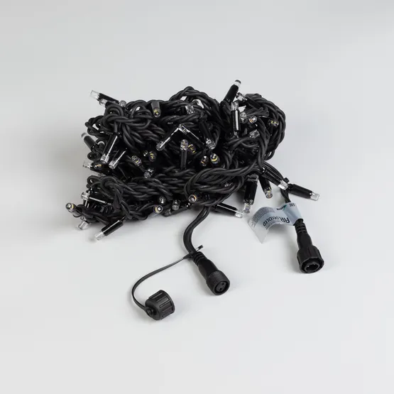 Фото #2 товара Светодиодная гирлянда ARD-STRING-PRO-10000-BLACK-100LED-FLASH WARM (230V, 7W) (Ardecoled, IP65)