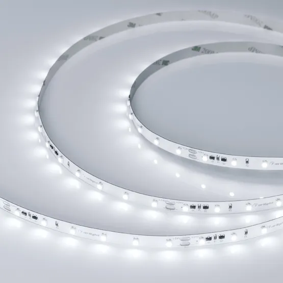 Фото #2 товара Светодиодная лента RT-10000 24V White5500 (3528, 60 LED/m, 10m) (Arlight, 4.8 Вт/м, IP20)