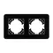Минифото #2 товара Рамка стеклянная FRM-OMALI-GS-2-BK (Arlight, -)