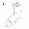Минифото #9 товара Светильник SP-POLO-TRACK-LEG-R85-15W White5000 (BK-GD, 40 deg) (Arlight, IP20 Металл, 3 года)