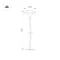 Минифото #4 товара Светильник KT-MUCENA-BOLL-B-H450-2W Warm3000 (WH, 100 deg, 24V) (Arlight, IP65 Металл, 3 года)