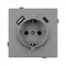 Минифото #3 товара Механизм розетки с USB зарядкой SCT-TENDO-MUAC-PL-GR (230V, 16A) (Arlight, -)