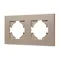 Минифото #1 товара Рамка пластиковая FRM-PERIO-PL-2-GD (Arlight, -)