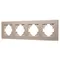 Минифото #1 товара Рамка пластиковая FRM-PERIO-PL-4-GD (Arlight, -)