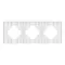 Минифото #3 товара Рамка пластиковая FRM-PERIO-PL-3-BK (Arlight, -)