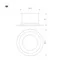 Минифото #3 товара Светильник MS-DROP-BUILT-R84-8W Warm2700 (WH, 85 deg, 230V) (Arlight, IP54 Металл, 5 лет)