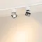Минифото #2 товара Светильник SP-PLURIO-TRACK-4TR-R77-9W Warm3000 (WH-CHR, 36 deg, 230V) (Arlight, IP20 Металл, 3 года)