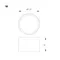 Минифото #3 товара Светильник SP-BISCOTTO-R120-12W Warm3300-MIX (BK-GD, 80 deg, 230V) (Arlight, IP54 Металл, 5 лет)
